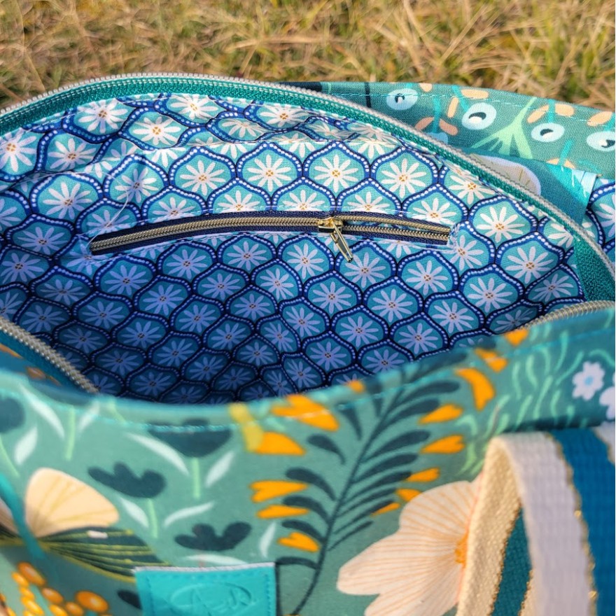 Sac cabas Rachel bleu lagon Sac cabas Rachel bleu lagon