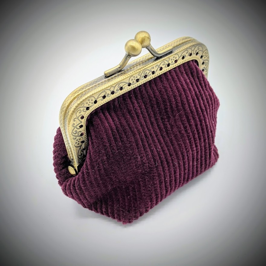 Porte monnaie Nancy aubergine Porte monnaie Nancy aubergine