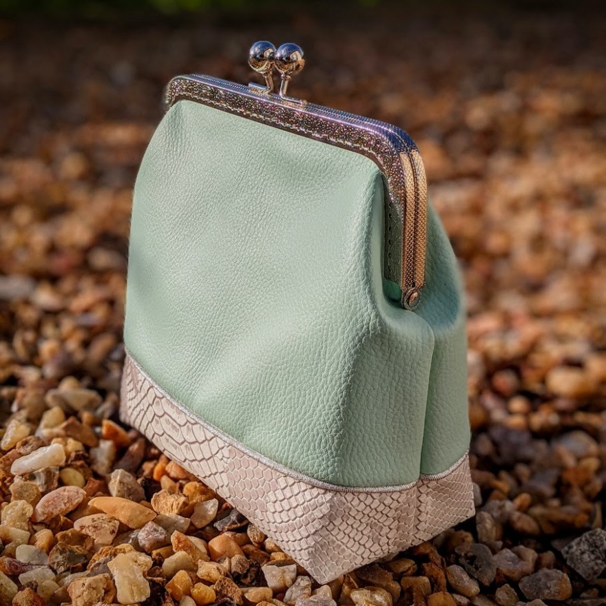 Sac Nancy vintage vert d'eau Sac Nancy vintage vert d'eau